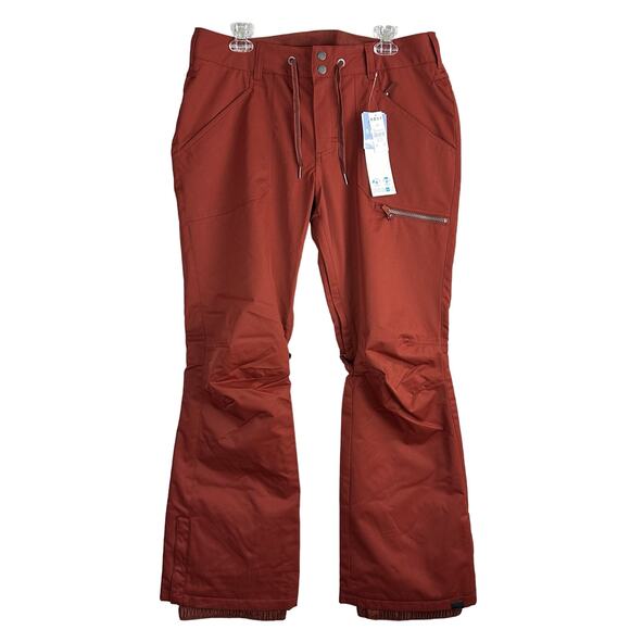 Roxy Nadia Technical Snow Pants Women’s XL Snowboarding Smoked Paprika - Picture 1 of 14